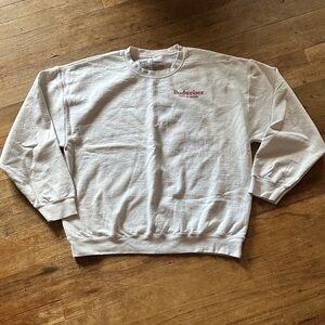 Budweiser White Crewneck Sweater - XL